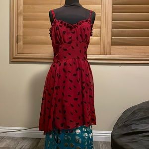 Royal Bones red dress